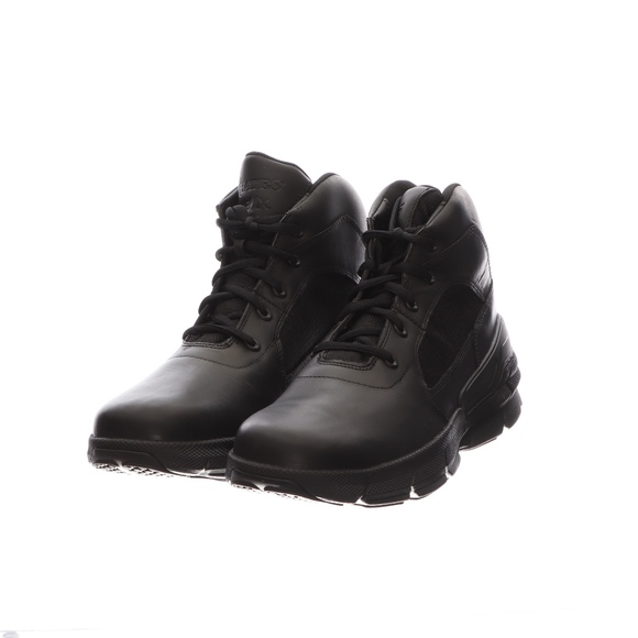 Bates Black Leather Charge Tactical Boots Mens 12 - Picture 1 of 6